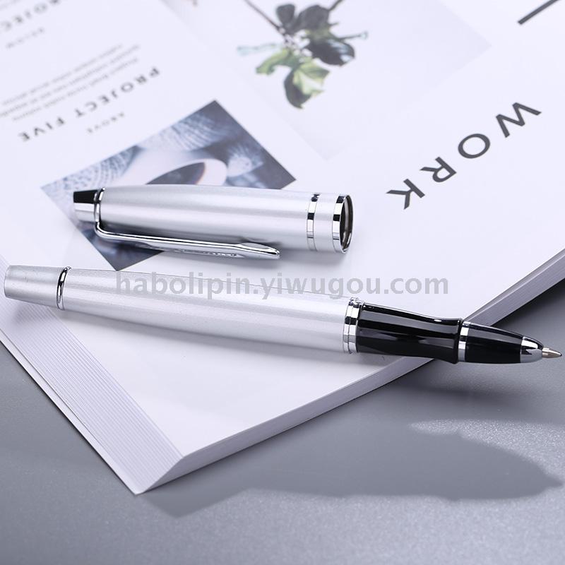 Signature Pen Water-Based Roller Pen Metal Bead Ball Pen Can Be Equipped with Gift Box Packaging