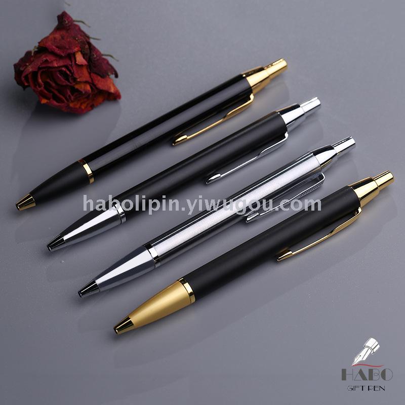 selling metal pressed ballpoint pen creative gifts ballpoint pen promotional advertising signature pen customized logo