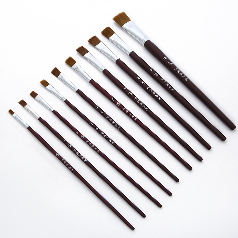 Manufacturers direct selling new student brush water chalk single set free water chalk oil brush c spot wholesale Manufacturers direct selling new student brush water chalk single set free water chalk oil brush c spot wholesale
