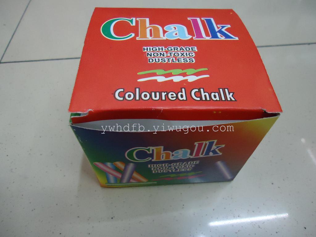 White chalk dust free chalk green chalk