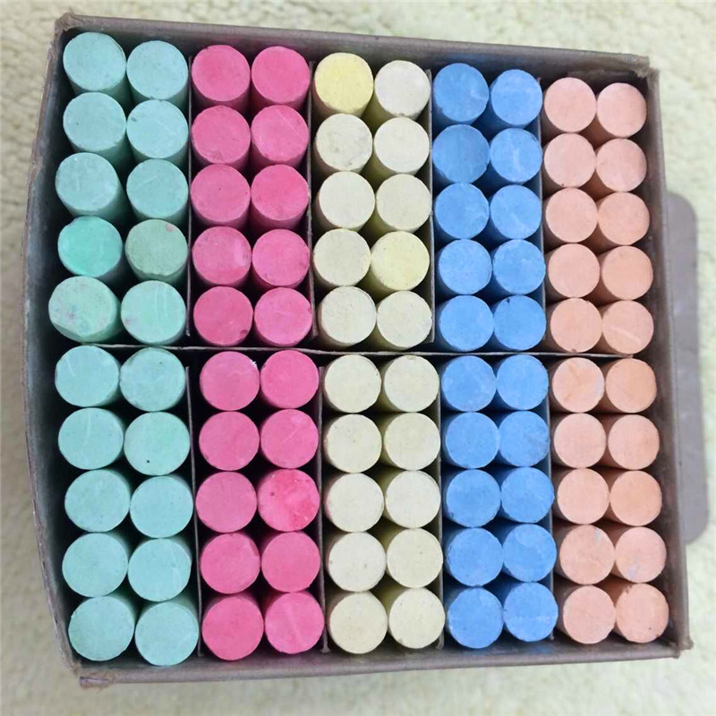 Supply of 100-10 colour chalk Pack small boxes of chalk