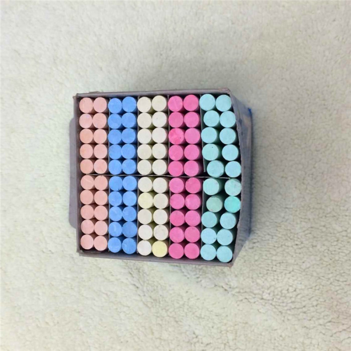 Supply of 100-10 colour chalk Pack small boxes of chalk Supply of 100-10 colour chalk Pack small boxes of chalk
