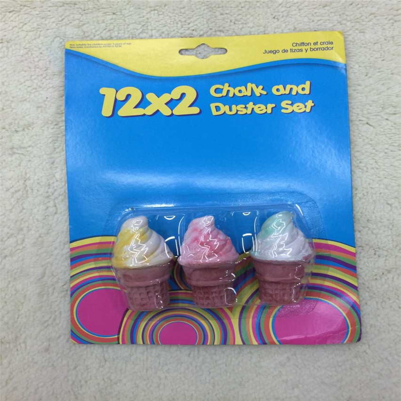 Ice-cream sundae cone shaped gift craft chalk
