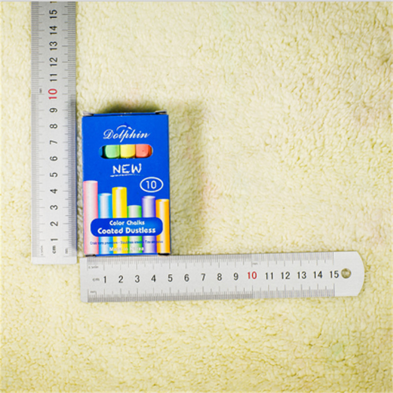 Upscale dustless chalk, calcium carbonate 10 colour chalk