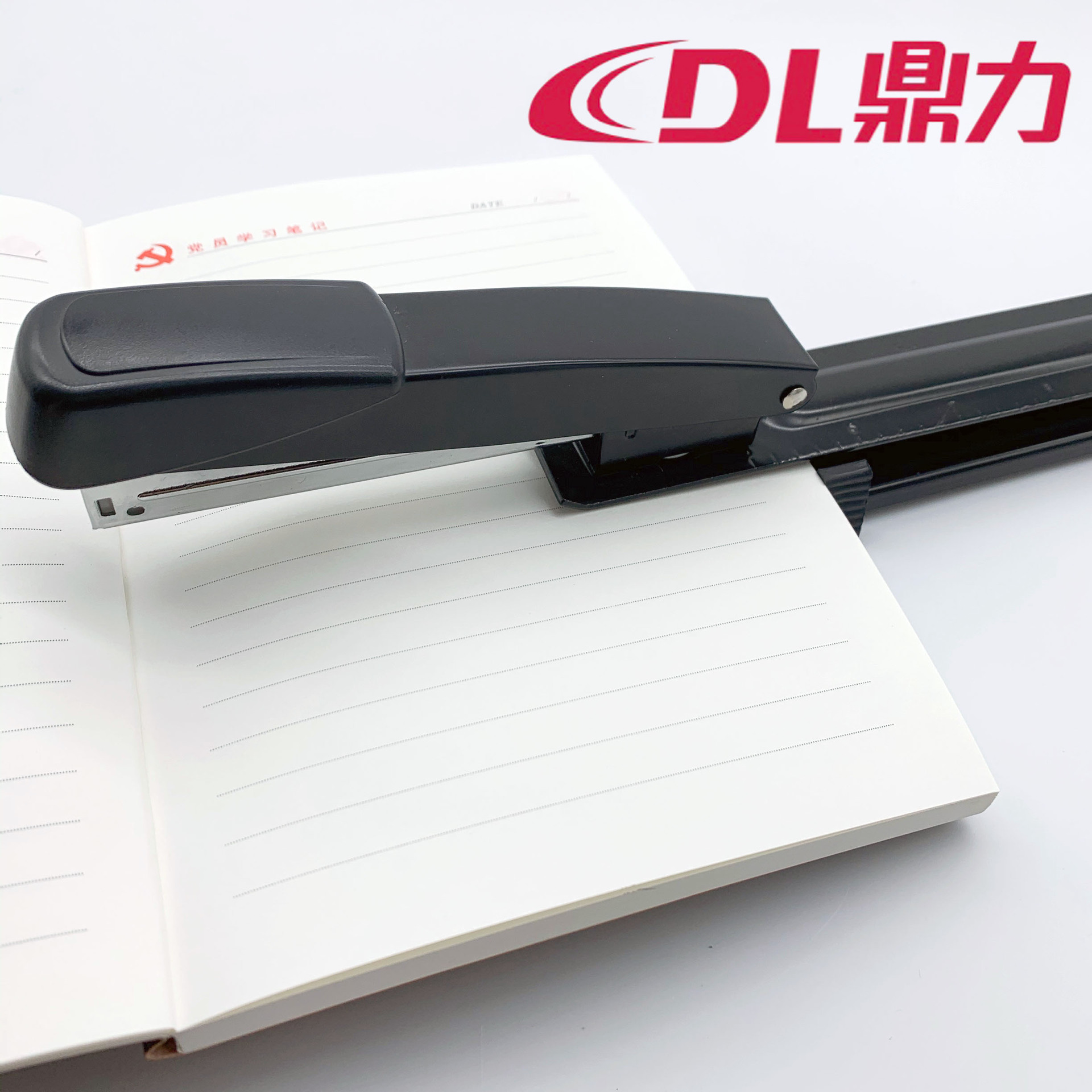 Dingli No. 12 Long Arm Stapler Middle Seam Thickened Middle Seam Book Stapler A3 Paper Stapler 24/6 Stationery Wholesale