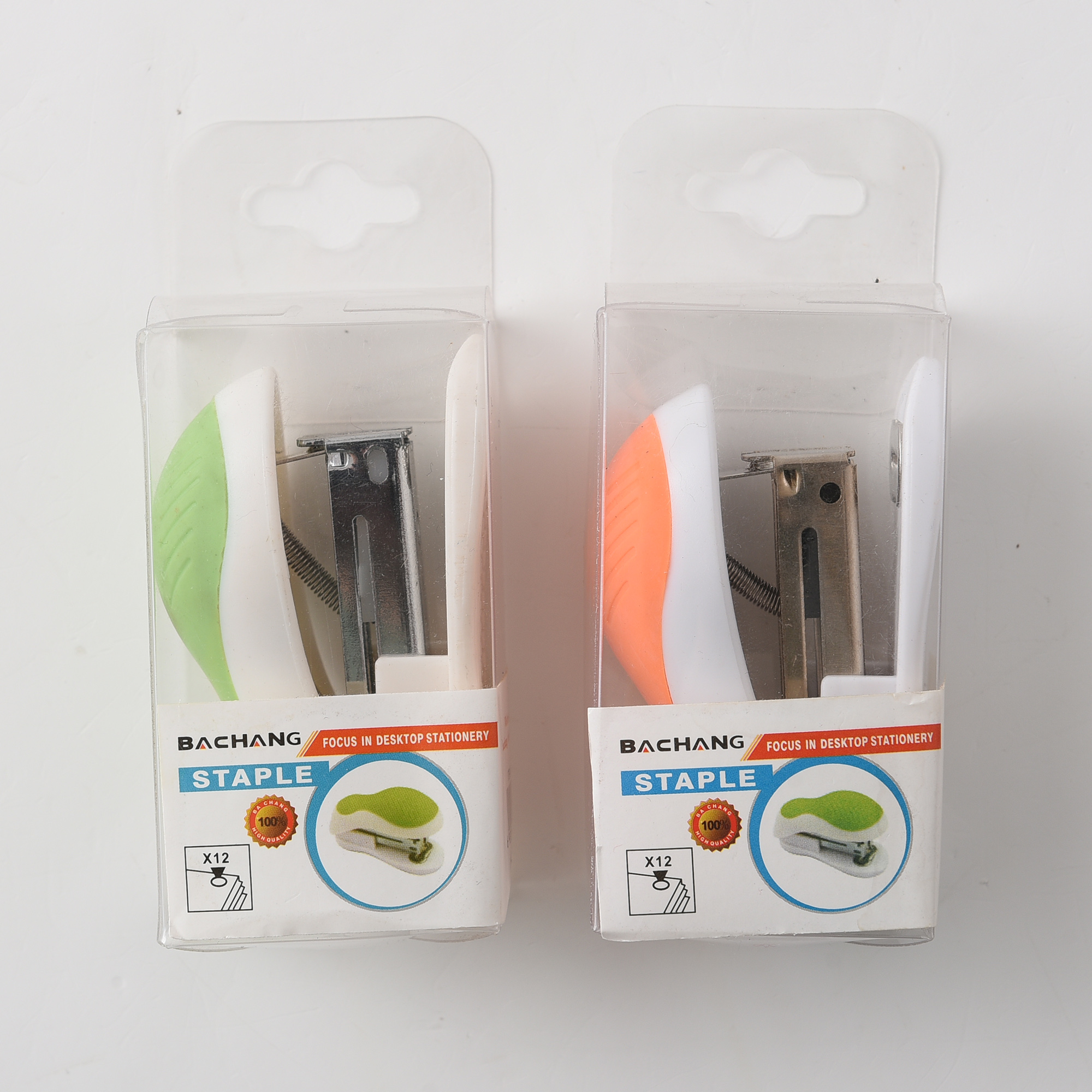 Manufacturers direct LOGO customized metal color mini stapler 24/6-26/6 staples