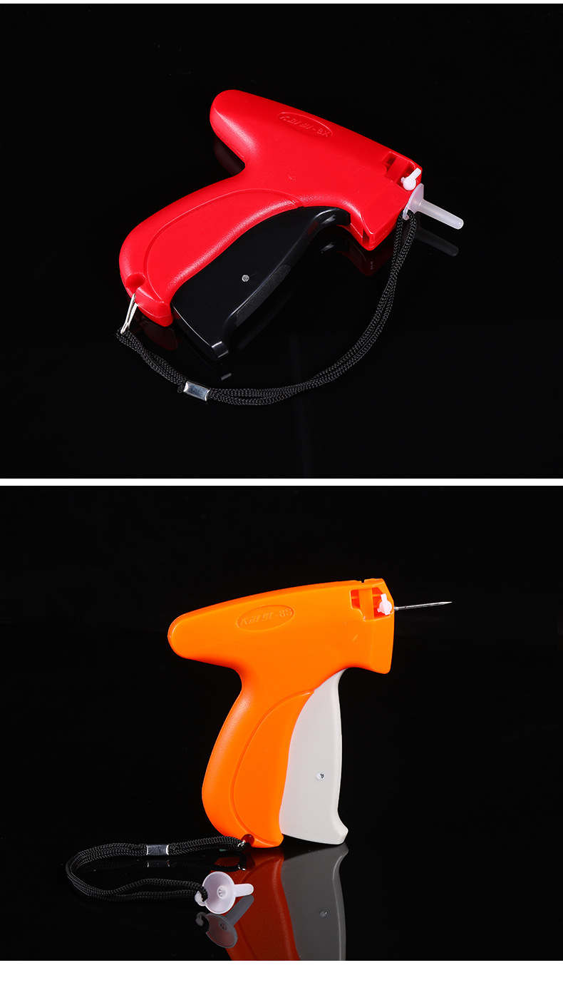 Factory Wholesale Kaiyi 8x Standard Tag Gun Thin Needle Tag Gun Plastic Impact Printer Javelin Spot Clothing Equipment