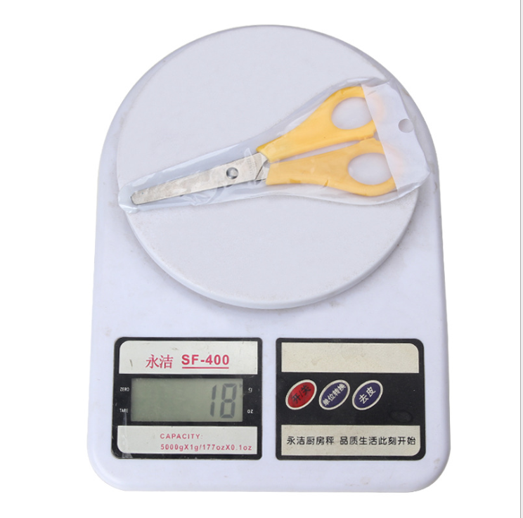 Spot Factory Direct Sales Ruler with Scale Scissors Student DIY Manual Scissor Children&#039;s Safety Colorful Scissors
