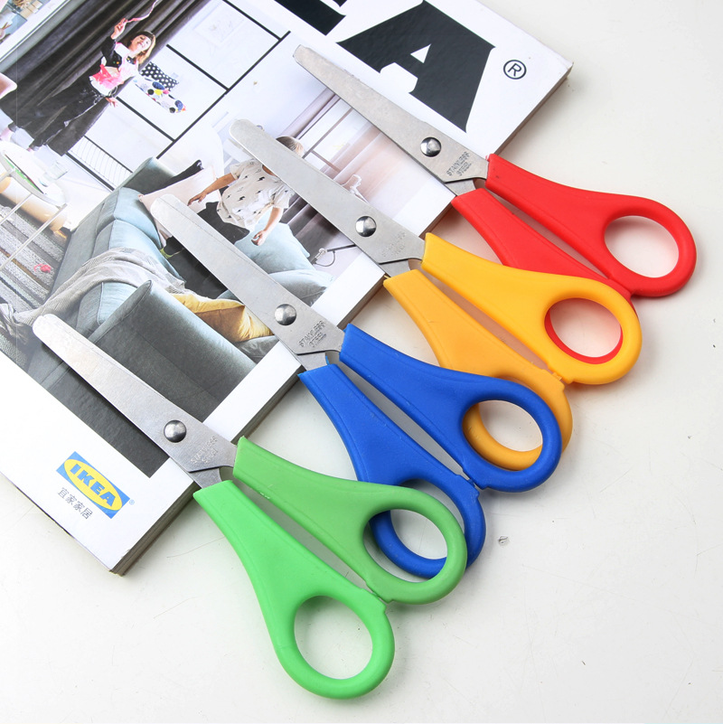 Spot Factory Direct Sales Ruler with Scale Scissors Student DIY Manual Scissor Children's Safety Colorful Scissors Spot Factory Direct Sales Ruler with Scale Scissors Student DIY Manual Scissor Children's Safety Colorful Scissors