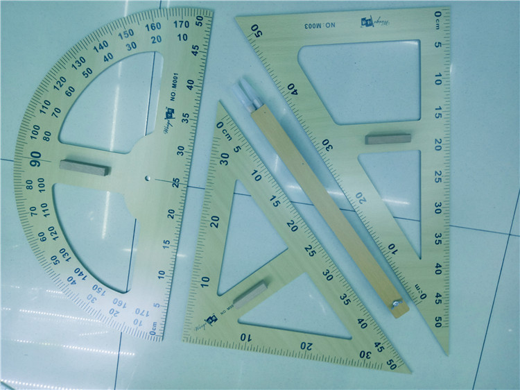 Factory Direct Sales New Drawing Stationery Wooden Teaching Triangle Straight Ruler Set Ruler Ruler Factory Direct Sales New Drawing Stationery Wooden Teaching Triangle Straight Ruler Set Ruler Ruler