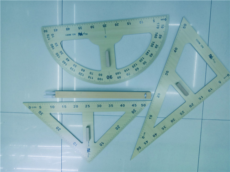 Factory Direct Sales New Drawing Stationery Wooden Teaching Triangle Straight Ruler Set Ruler Ruler Factory Direct Sales New Drawing Stationery Wooden Teaching Triangle Straight Ruler Set Ruler Ruler