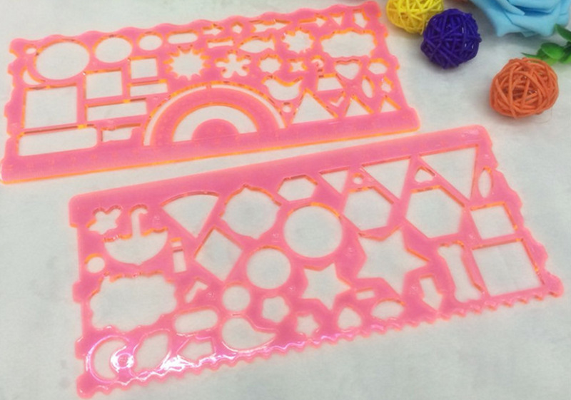 Multi-function drawing ruler graphic template ruler students learn mathematics supplies plastic ruler wholesale Multi-function drawing ruler graphic template ruler students learn mathematics supplies plastic ruler wholesale