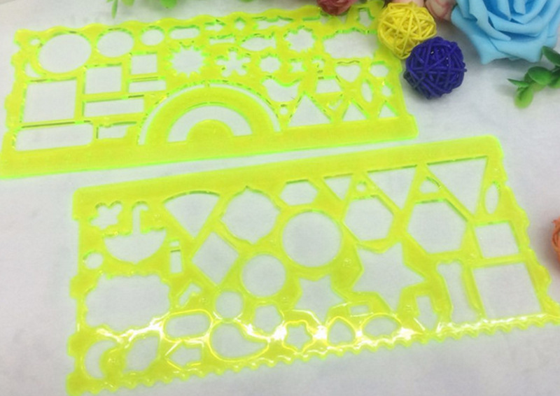Multi-function drawing ruler graphic template ruler students learn mathematics supplies plastic ruler wholesale Multi-function drawing ruler graphic template ruler students learn mathematics supplies plastic ruler wholesale