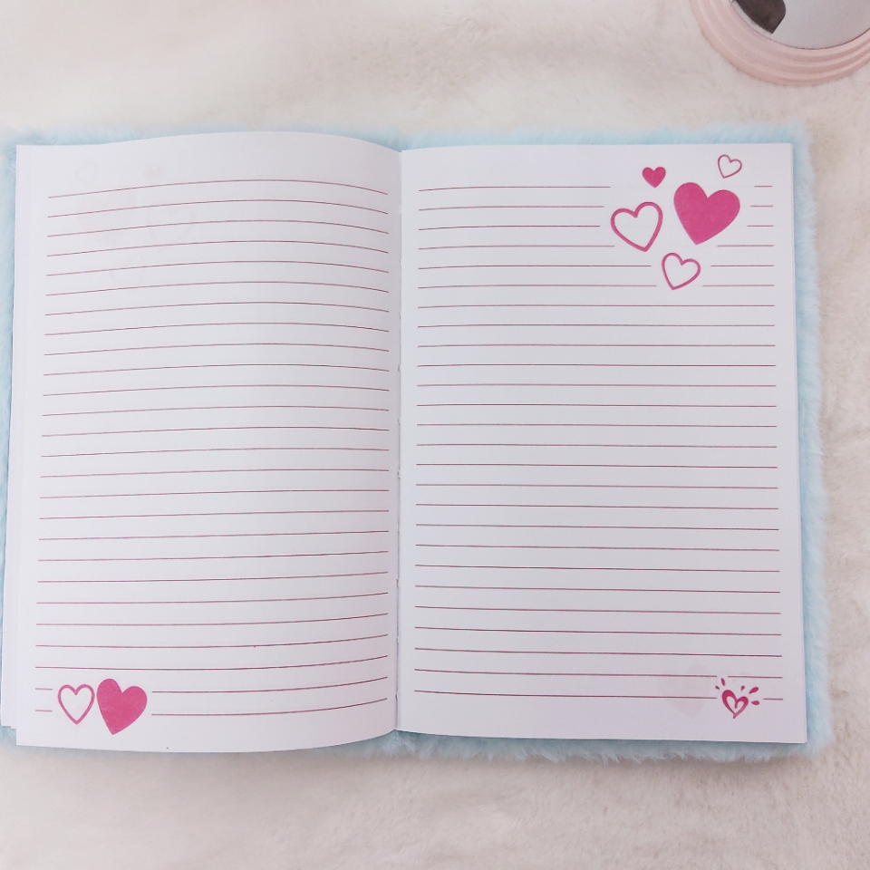 Factory Direct Sales A5 Embroidered Unicorn Plush Journal Notebook Creative Cute Gift Stationery Gift