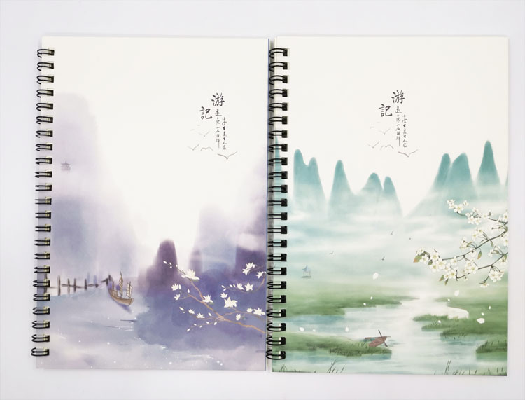 Creative Line Ring Book Loose-Leaf Coil Notebook Notebook Notepad Student Record Book Stationery Free Shipping