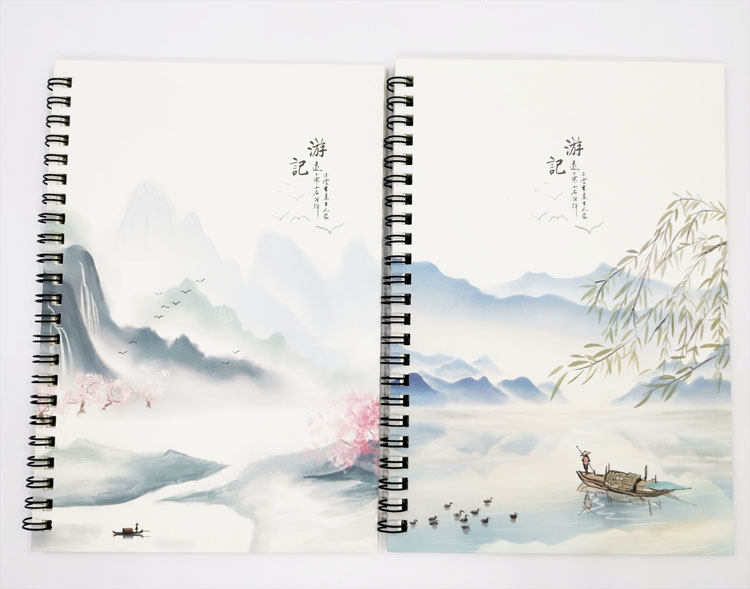 Creative Line Ring Book Loose-Leaf Coil Notebook Notebook Notepad Student Record Book Stationery Free Shipping