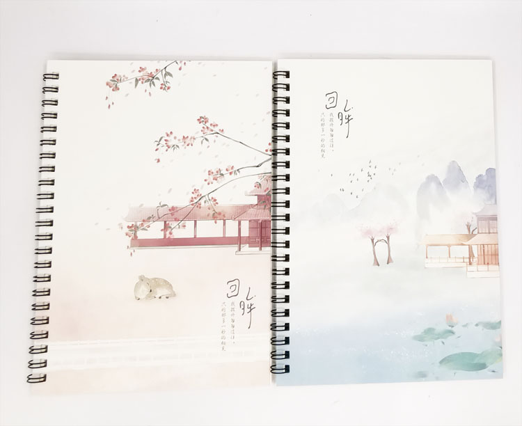 Creative Line Ring Book Loose-Leaf Coil Notebook Notebook Notepad Student Record Book Stationery Free Shipping