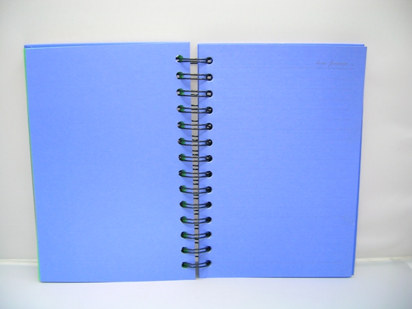 interleaves notebook notepad speral binding
