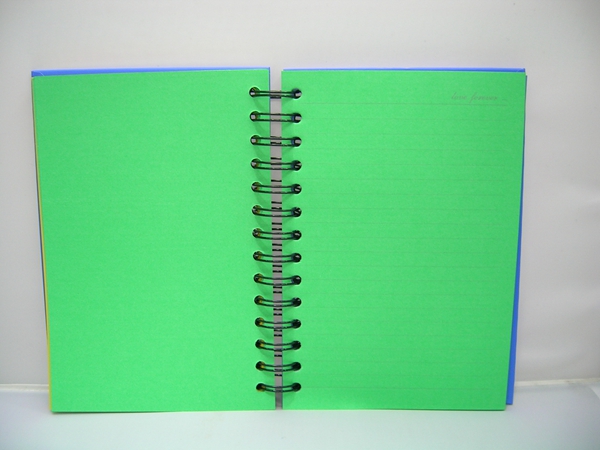 interleaves notebook notepad speral binding