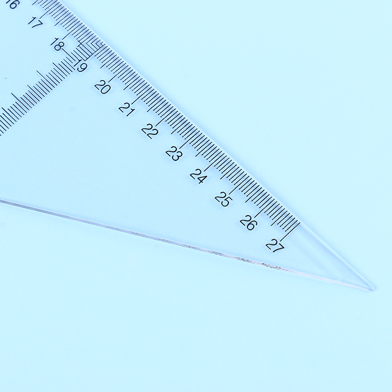 Set square Cokai triangular rule 20cm multi-functional bevel edge cloud ruler 30cm isosceles ruler for design