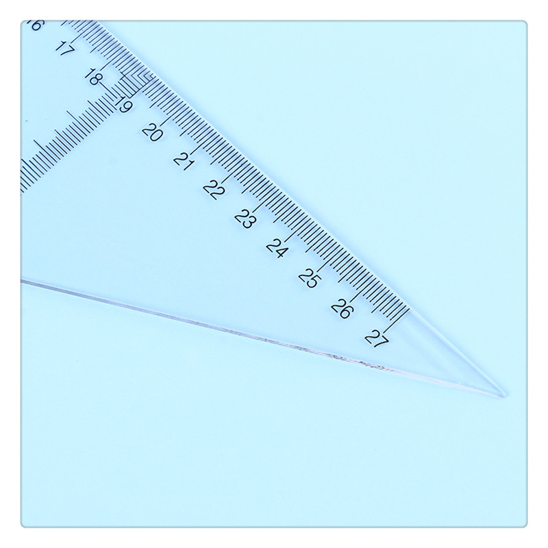 Set square Cokai triangular rule 20cm multi-functional bevel edge cloud ruler 30cm isosceles ruler for design
