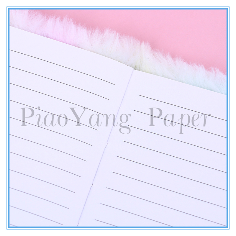 Plush embroidery loose-leaf ins hand ledger DIY cute girl heart hand ledger student notepad notebook