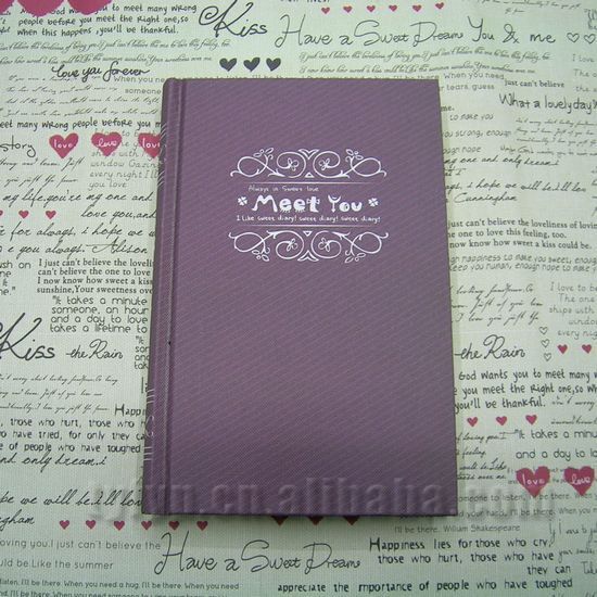 Hard back round back Diary notebook