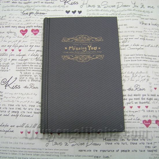 Hard back round back Diary notebook