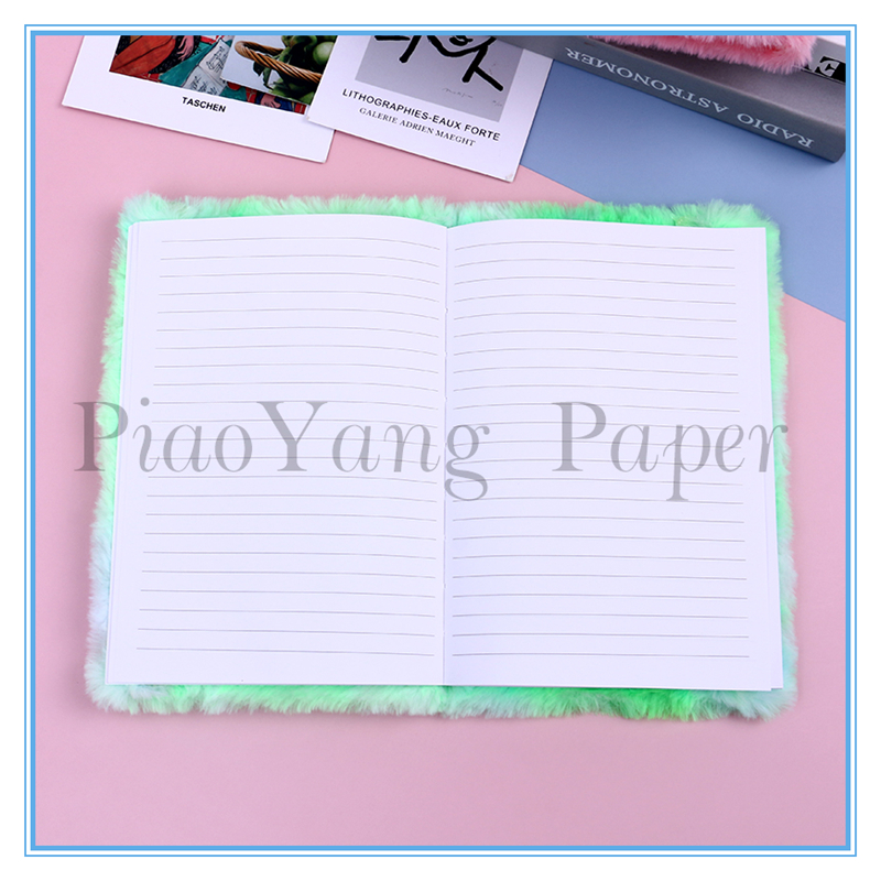 Unicorns' new plush Notebook cartoon Plush Manuscript Instagram girl cute Notebook diary