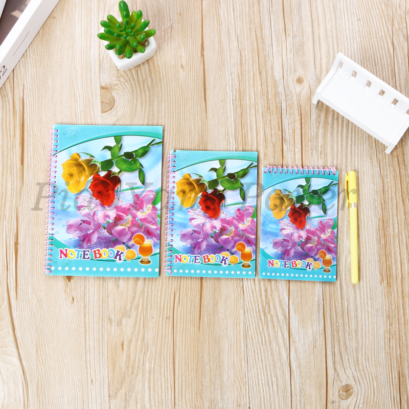  Rose Korean notebooks lovely lady European diary notebook stationery wholesale set of four