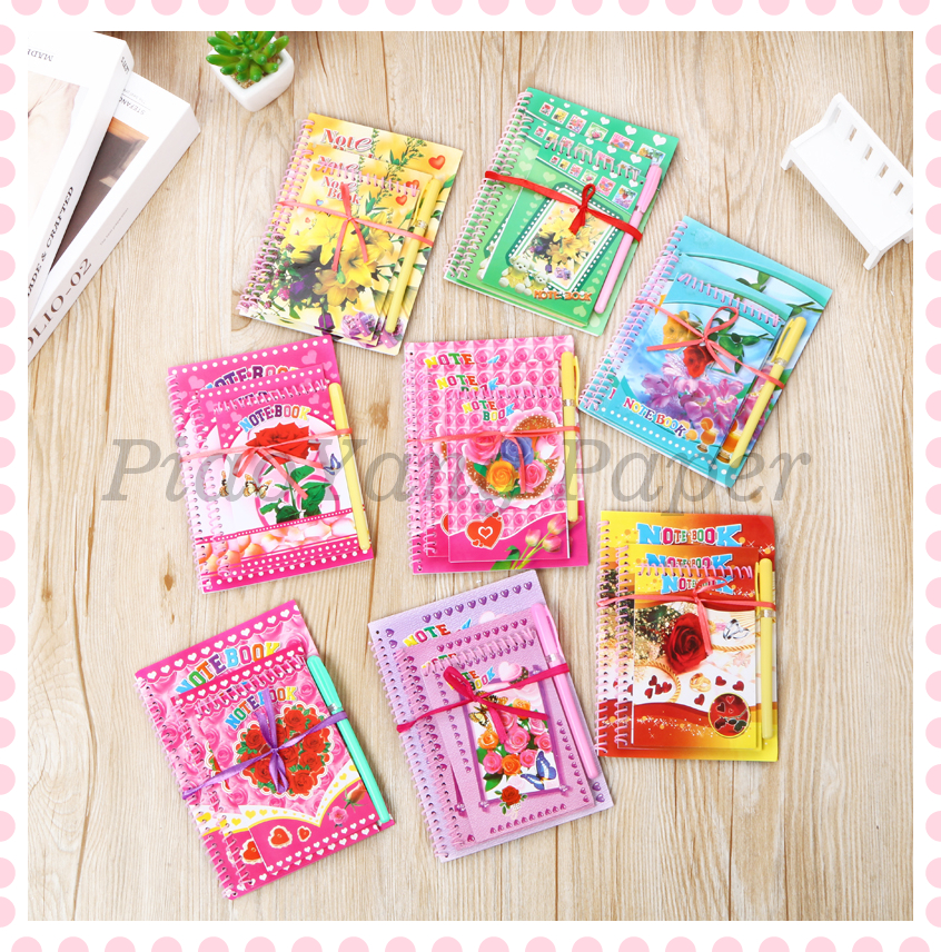 Rose Korean notebooks lovely lady European diary notebook stationery wholesale set of four Rose Korean notebooks lovely lady European diary notebook stationery wholesale set of four