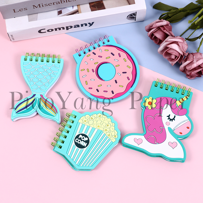 Creative PVC notebook Japan and South Korea creative soft glue cover coil loose-leaf sticky note book sticky note book
