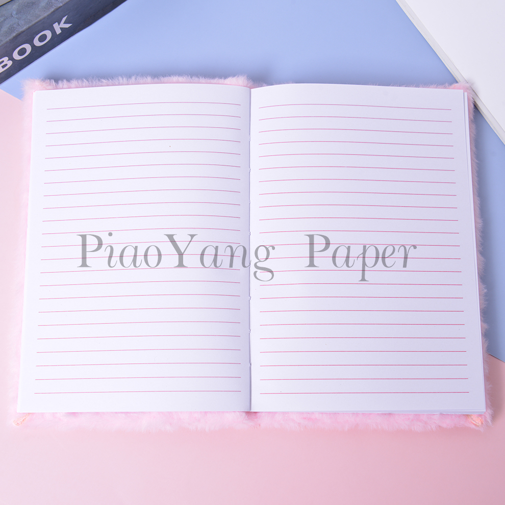 Cute notebook plush girl heart unicorn fashion hand ledger student cartoon girl diary