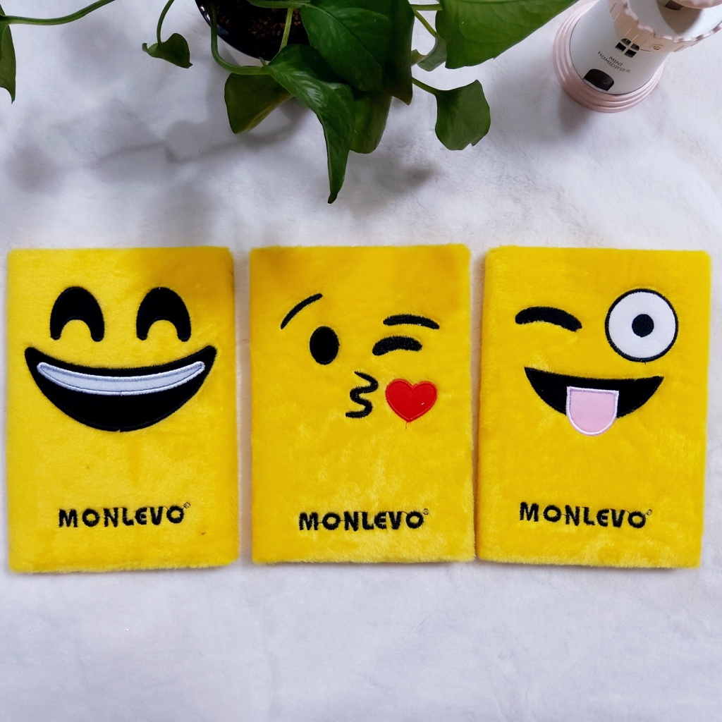 Factory Direct Sales New Cute Smiling Face Plush Notebook Journal Book Diary Notepad Creative Gift Factory Direct Sales New Cute Smiling Face Plush Notebook Journal Book Diary Notepad Creative Gift