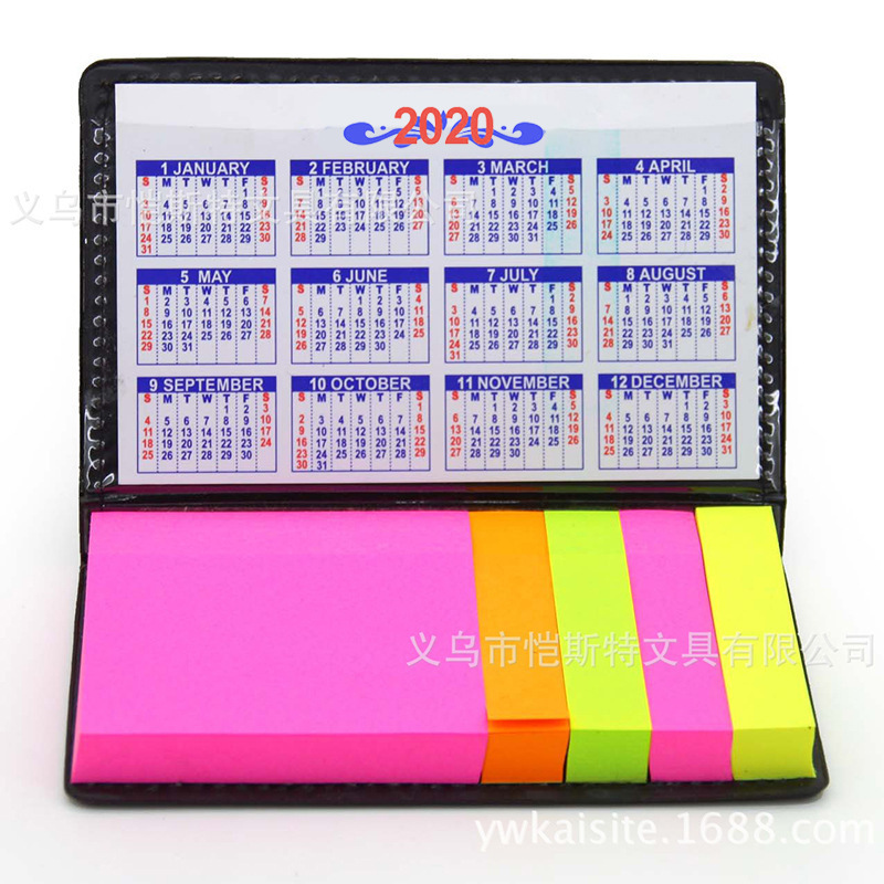 KST Factory Direct Sales Color for Notebook Carry Sticky Notes Promotional Gift Stationery Set Custom Logo