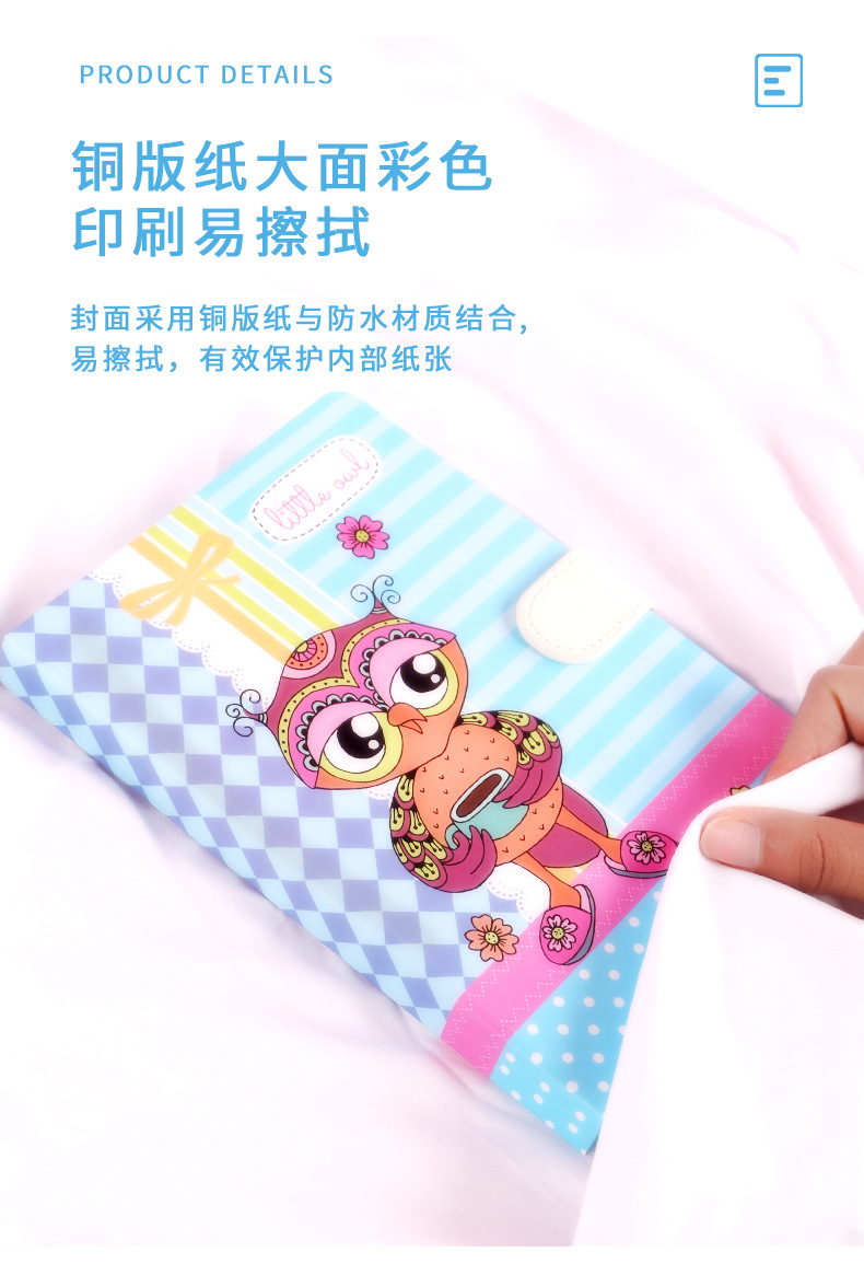 Unicorn Rainbow Magnetic Snap Cartoon Notebook Thickened Manufacturer Small Hard Shell Hand Account Student Cross-Border Unicorn Rainbow Magnetic Snap Cartoon Notebook Thickened Manufacturer Small Hard Shell Hand Account Student Cross-Border