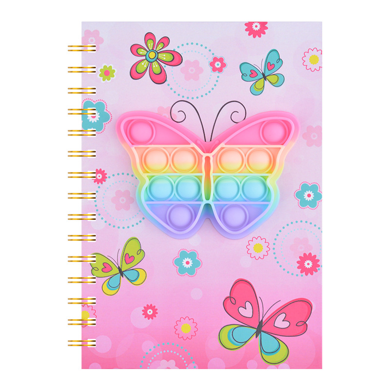 New Deratization Pioneer Notebook Decompression Bubble Music Press Educational Toy Deratization Pattern Coil Notebook