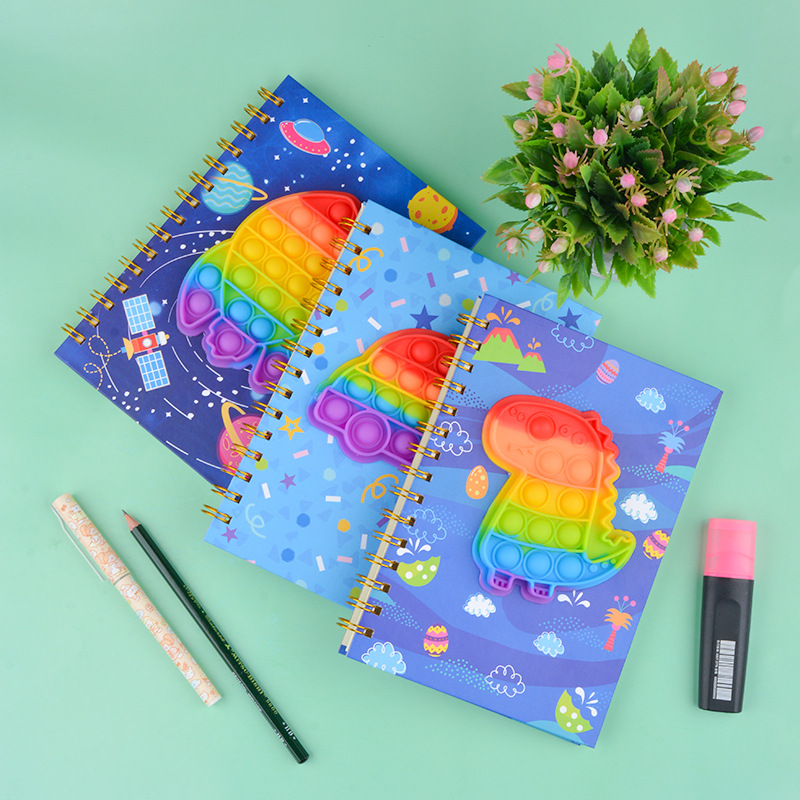 New Deratization Pioneer Notebook Decompression Bubble Music Press Educational Toy Deratization Pattern Coil Notebook
