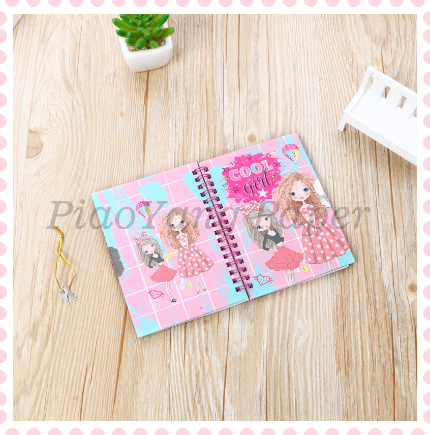 Diary book with lock Korea creative little fresh and lovely primary school children notebooks simple cartoon Diary book with lock Korea creative little fresh and lovely primary school children notebooks simple cartoon