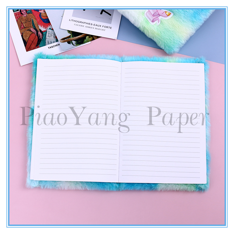 Cute Korean girl heart Unicorn hand book plush diary Student travel notes notebook Cute Korean girl heart Unicorn hand book plush diary Student travel notes notebook