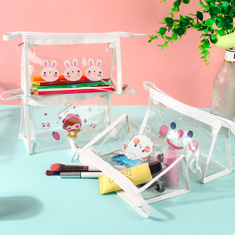 Large Capacity Pencil Case Transparent Pencil Bag PVC Pen Bag Stationery Case Portable Pencil Case Cosmetic Bag Wash Bag Large Capacity Pencil Case Transparent Pencil Bag PVC Pen Bag Stationery Case Portable Pencil Case Cosmetic Bag Wash Bag