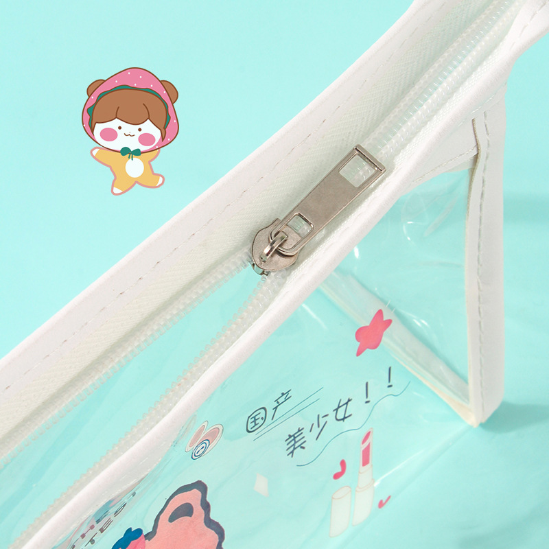 Large Capacity Pencil Case Transparent Pencil Bag PVC Pen Bag Stationery Case Portable Pencil Case Cosmetic Bag Wash Bag Large Capacity Pencil Case Transparent Pencil Bag PVC Pen Bag Stationery Case Portable Pencil Case Cosmetic Bag Wash Bag