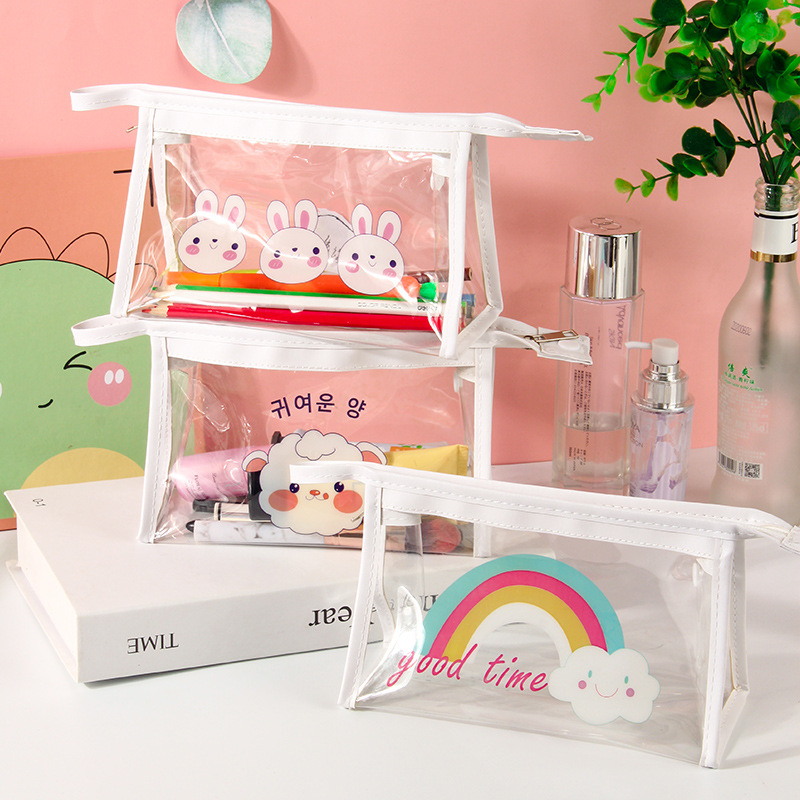 Large Capacity Pencil Case Transparent Pencil Bag PVC Pen Bag Stationery Case Portable Pencil Case Cosmetic Bag Wash Bag Large Capacity Pencil Case Transparent Pencil Bag PVC Pen Bag Stationery Case Portable Pencil Case Cosmetic Bag Wash Bag