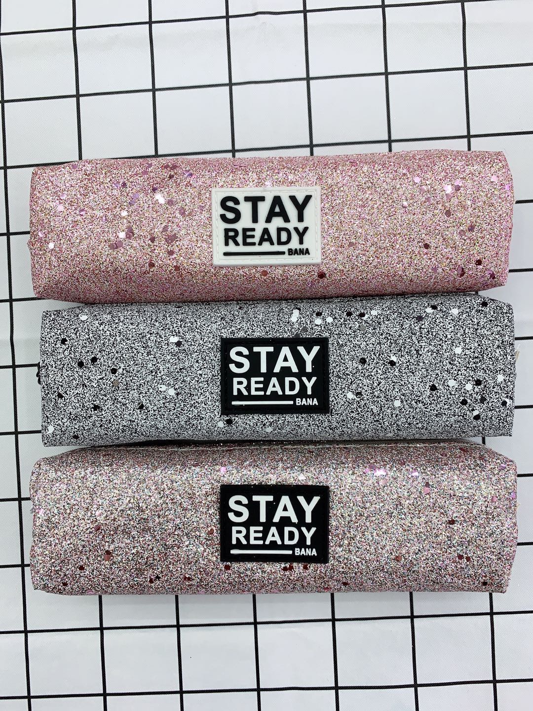 Gold powder glitter pen bag elementary school students cute Korean creative large capacity pencil bag female simple Gold powder glitter pen bag elementary school students cute Korean creative large capacity pencil bag female simple