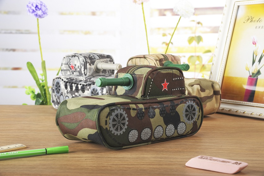 With password camouflage pen bag new canvas Korea pen bag creative stationery pen bag can be wholesale