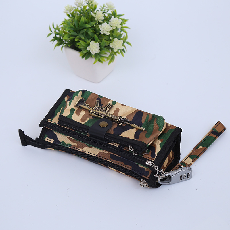 New camouflage through fire line gun model M4A1 boy pen bag pencil bag stationery bag New camouflage through fire line gun model M4A1 boy pen bag pencil bag stationery bag