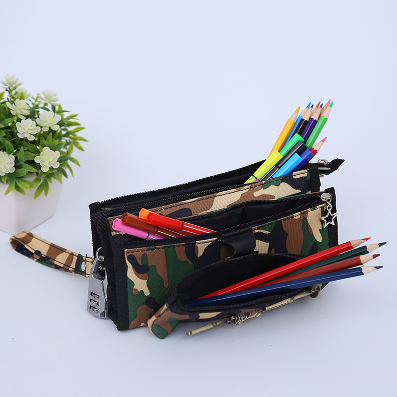 New camouflage through fire line gun model M4A1 boy pen bag pencil bag stationery bag New camouflage through fire line gun model M4A1 boy pen bag pencil bag stationery bag