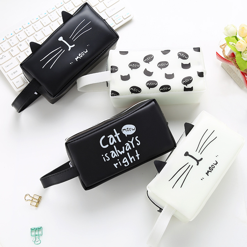 Cat kingdom pen bag cartoon characters students receive bags large capacity creative stationery box wholesale