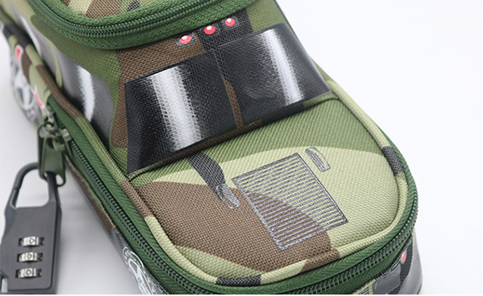 New camouflage suv pen bag with password lock large capacity simulation vehicle students stationery bag New camouflage suv pen bag with password lock large capacity simulation vehicle students stationery bag
