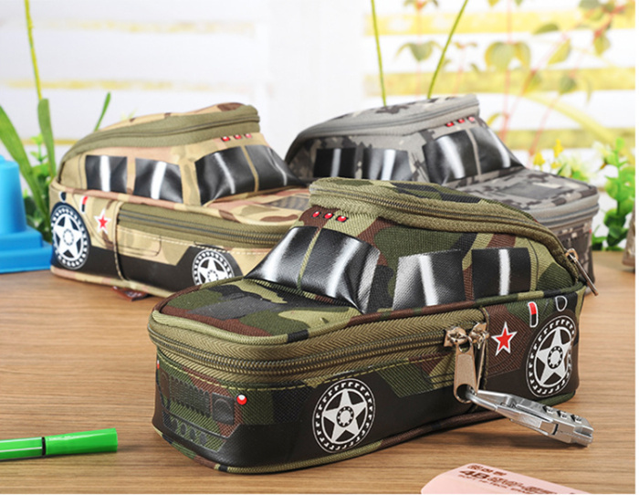 New camouflage suv pen bag with password lock large capacity simulation vehicle students stationery bag New camouflage suv pen bag with password lock large capacity simulation vehicle students stationery bag